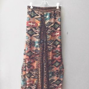 Printed boho pants